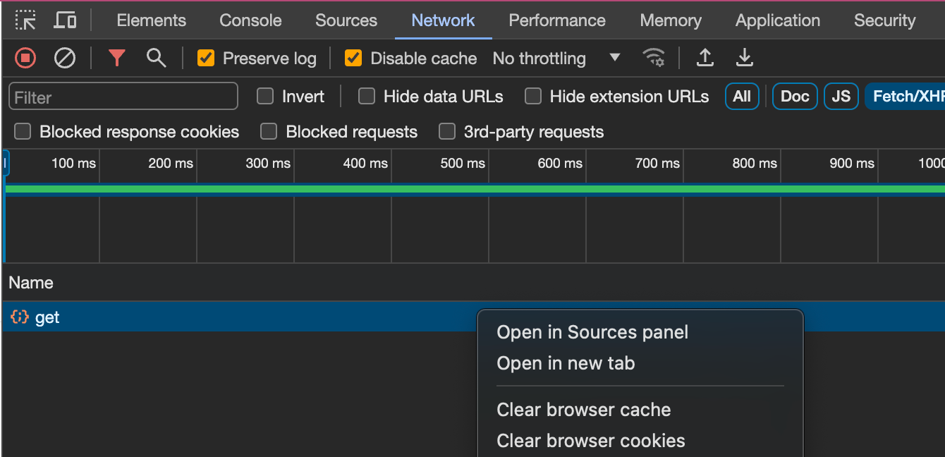 Network Tab